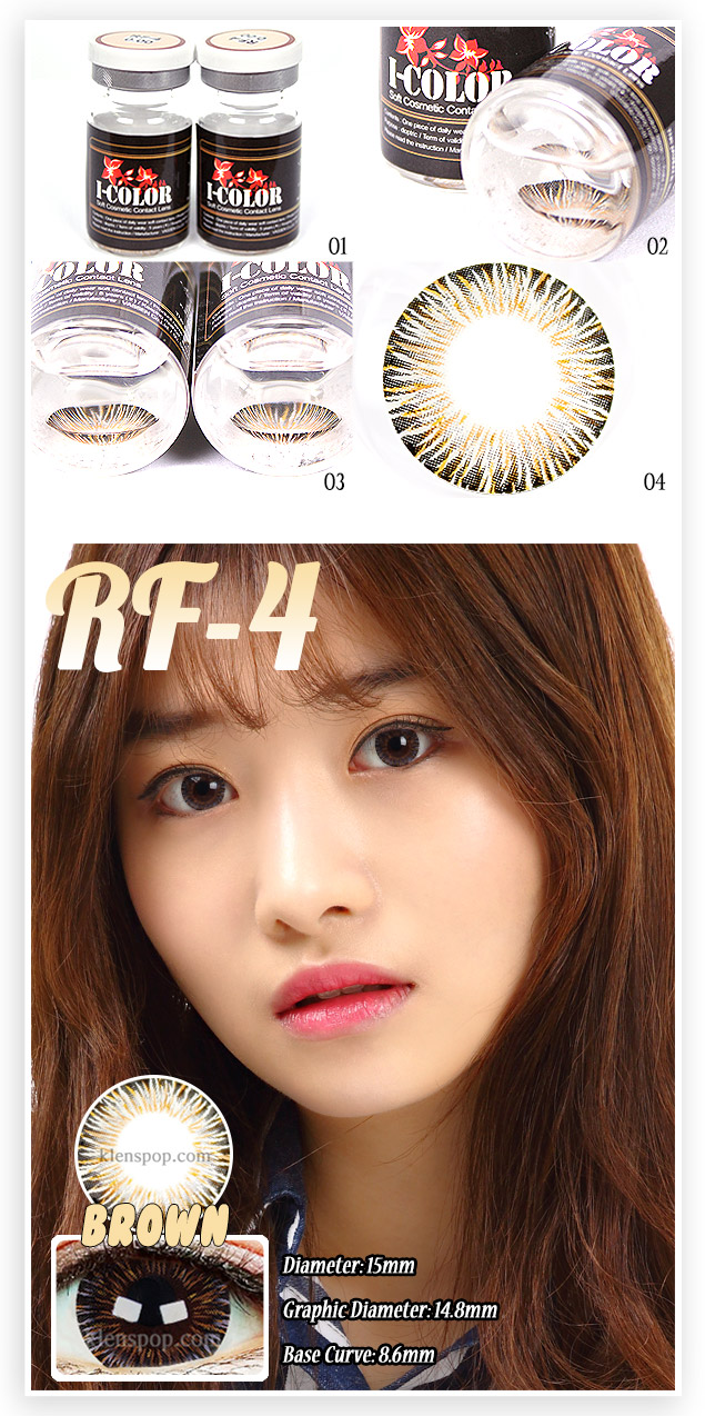 Description image of Rf-4 Brown Color Contacts